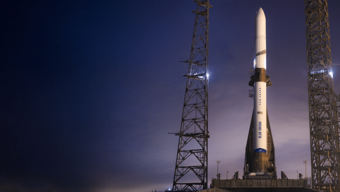 Quel a été l’accomplissement principal de la mission Glenn de Blue Origin ?